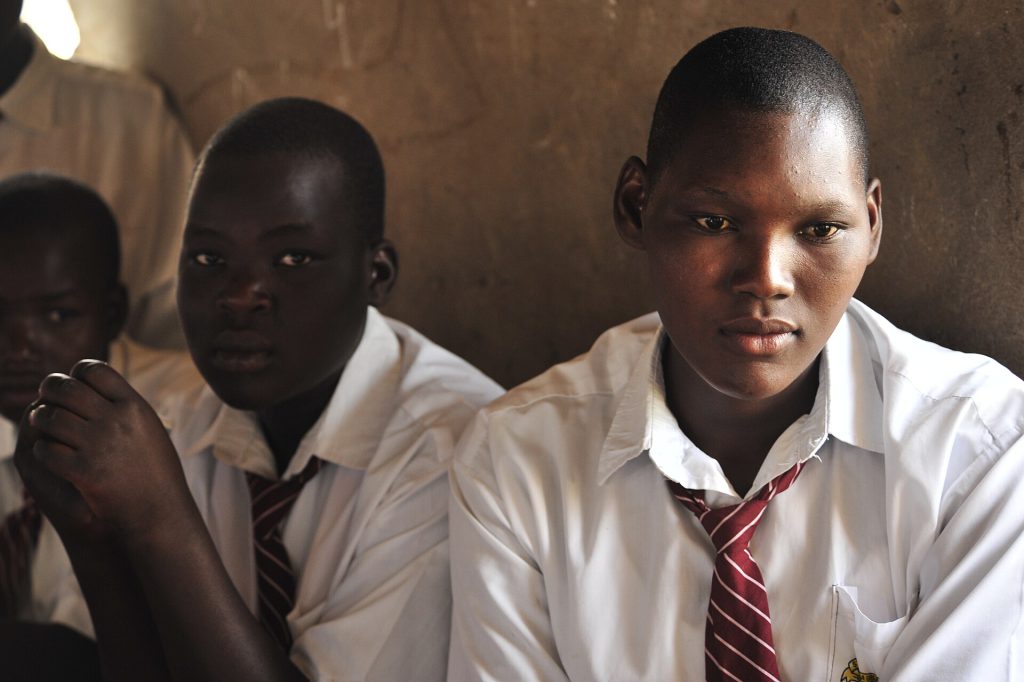 A community dedication ceremony in Uganda